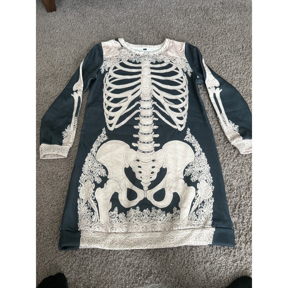 Womens Skeleton Dress (large)